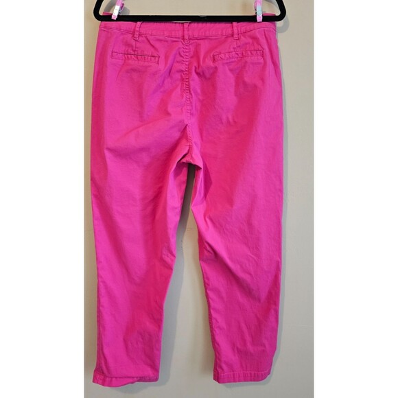 Pendleton Womens Pants pink Size 10 Chino Pant Straight High Rise 100% Cotton - Picture 2 of 4